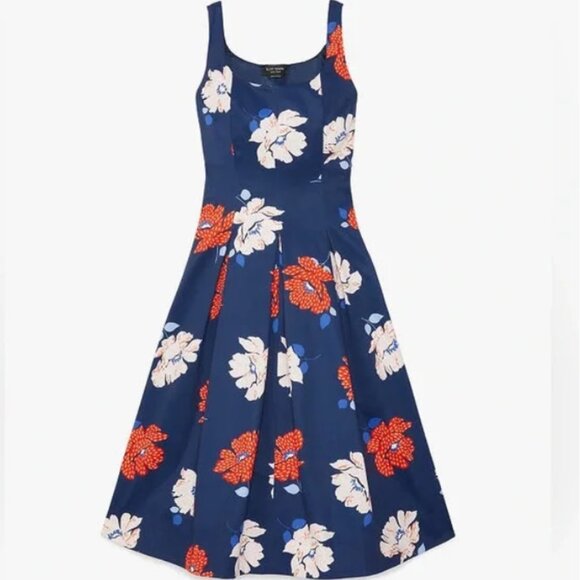 kate spade Dotty Floral Faille Dress 16 NWT - Picture 1 of 13